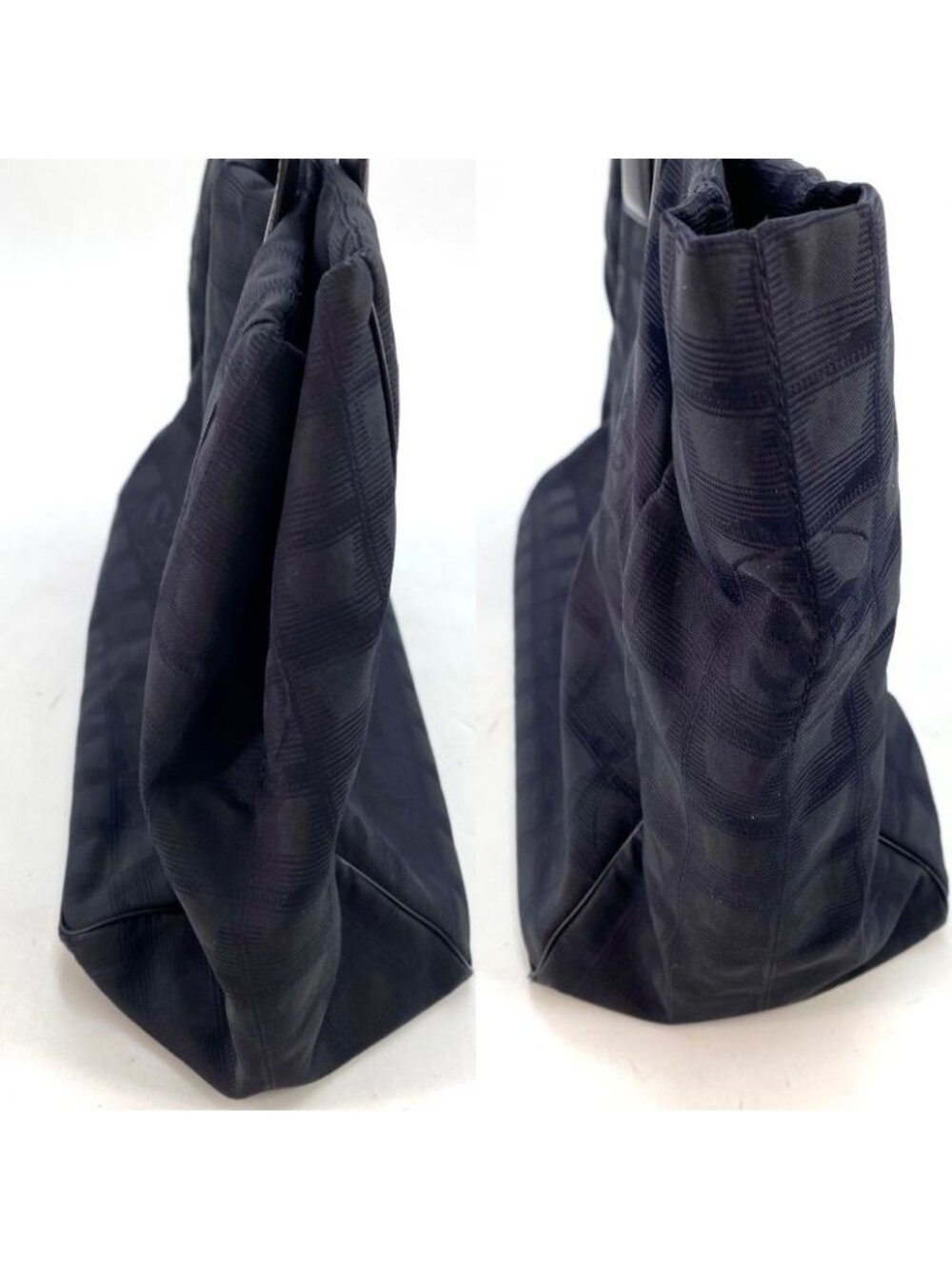 Chanel Tote New Travel Line Black CC Logo - Picture 5 of 16